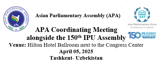  APA Coordinating Meeting alongside the 150th IPU Assembly